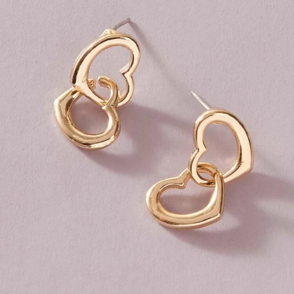 💕Gold Heart Earrings